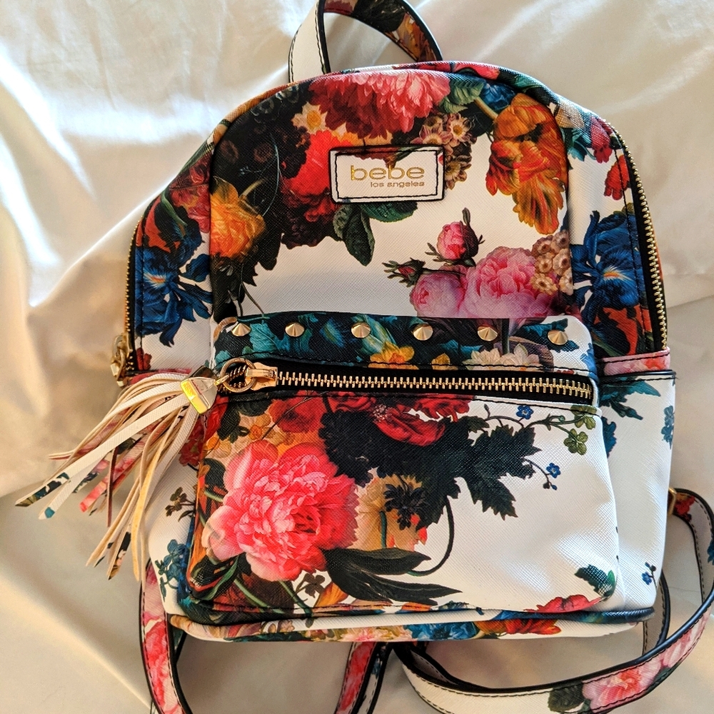 Bebe floral backpack